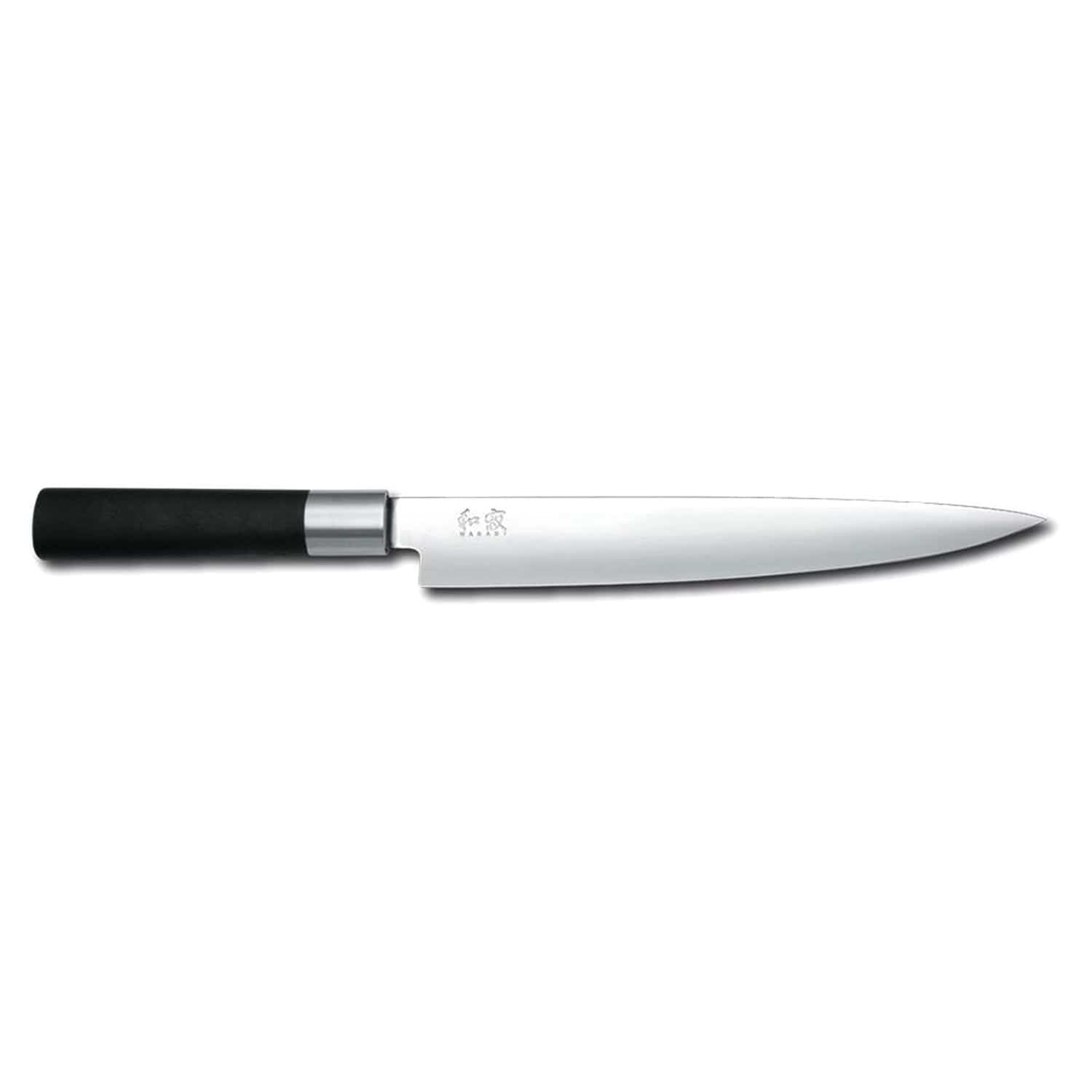 Kai Wasabi 9 Slicing Knife - Black, 23 cm - 6723L - Jashanmal Home