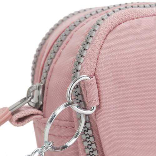 Kipling-Gitroy-Large zipped pencase with multiple compartments -Bridal Rose-13564-46Y