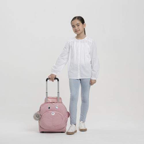 Kipling- حقيبة مدرسية ذات عجلتين من Nusi-Kids - وردة الزفاف - I3895-46Y
