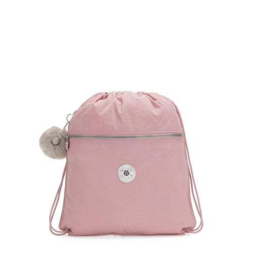 Kipling Supertaboo Bridal Rose - Medium Backpack With Drawstring - 09487-46Y