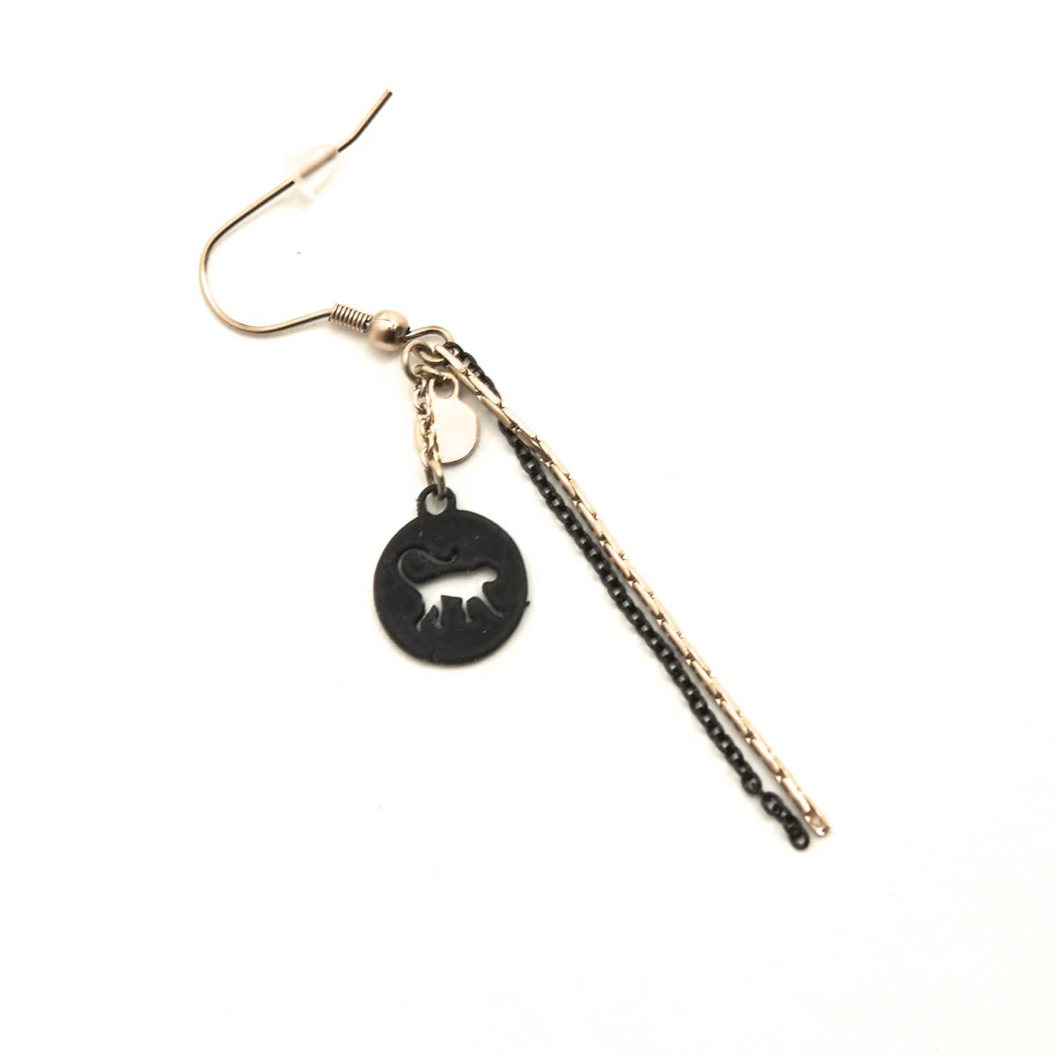 Kipling-Earrings--Circ Black-00824-900
