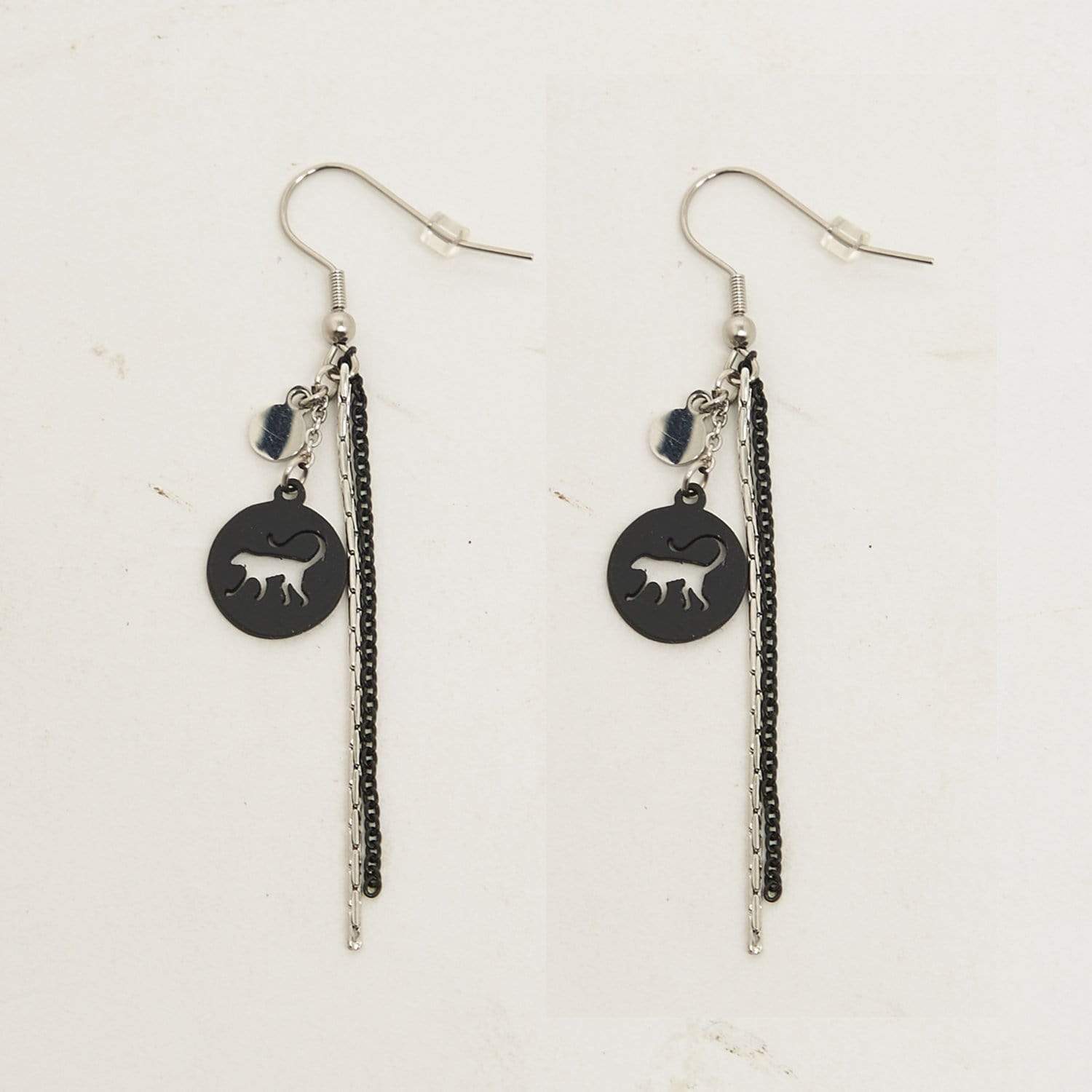 Kipling Earrings Earrings - Black Silv Fa - 00824-99A