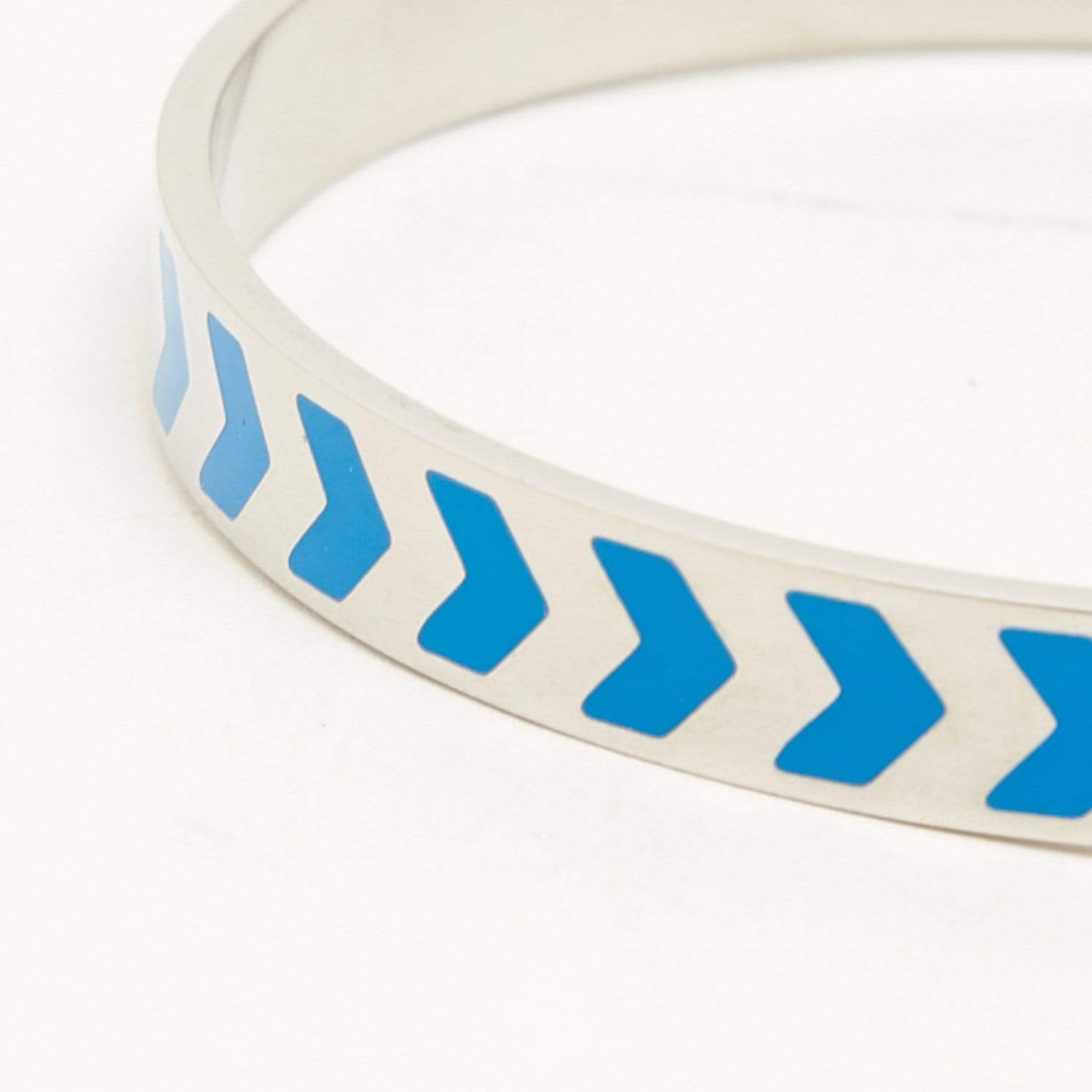 Kipling Enamel Chevron Agua Blue Bracelet C200907-53G