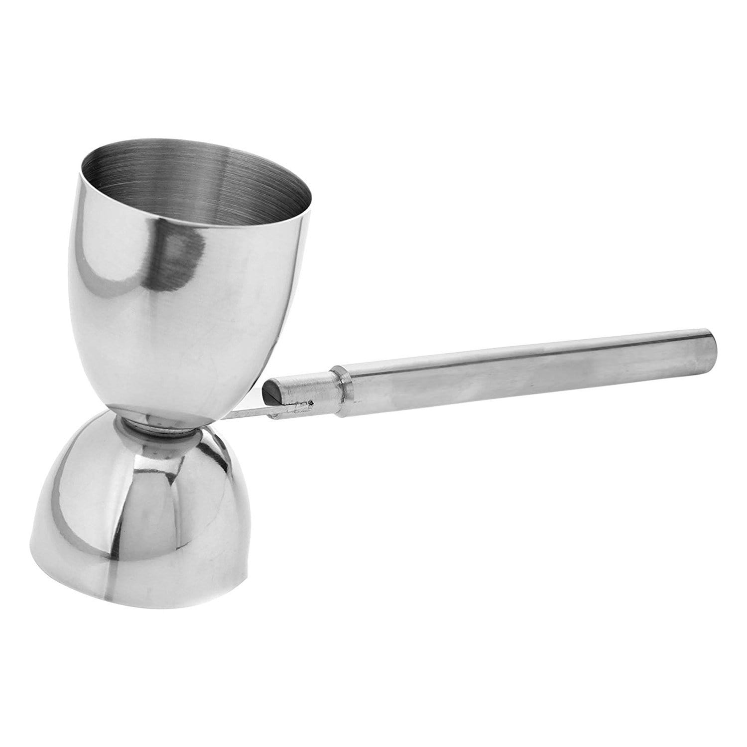 KitchenCraft BarCraft Double Jigger with Handle - Silver - BCLLDBLJIG - Jashanmal Home