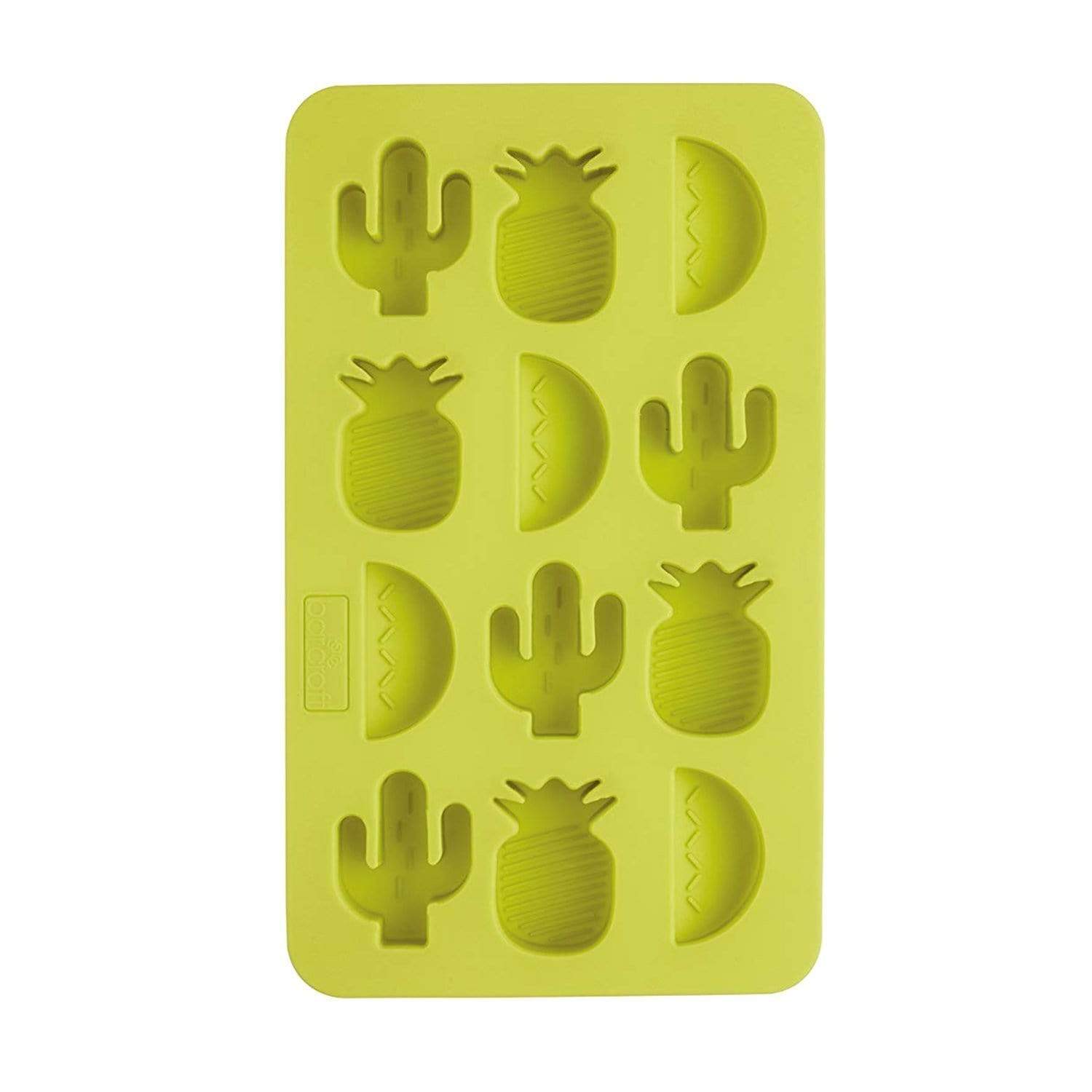 KitchenCraft BarCraft Tropical Shape Ice Cube Tray - Green - BCICETROPIC - Jashanmal Home