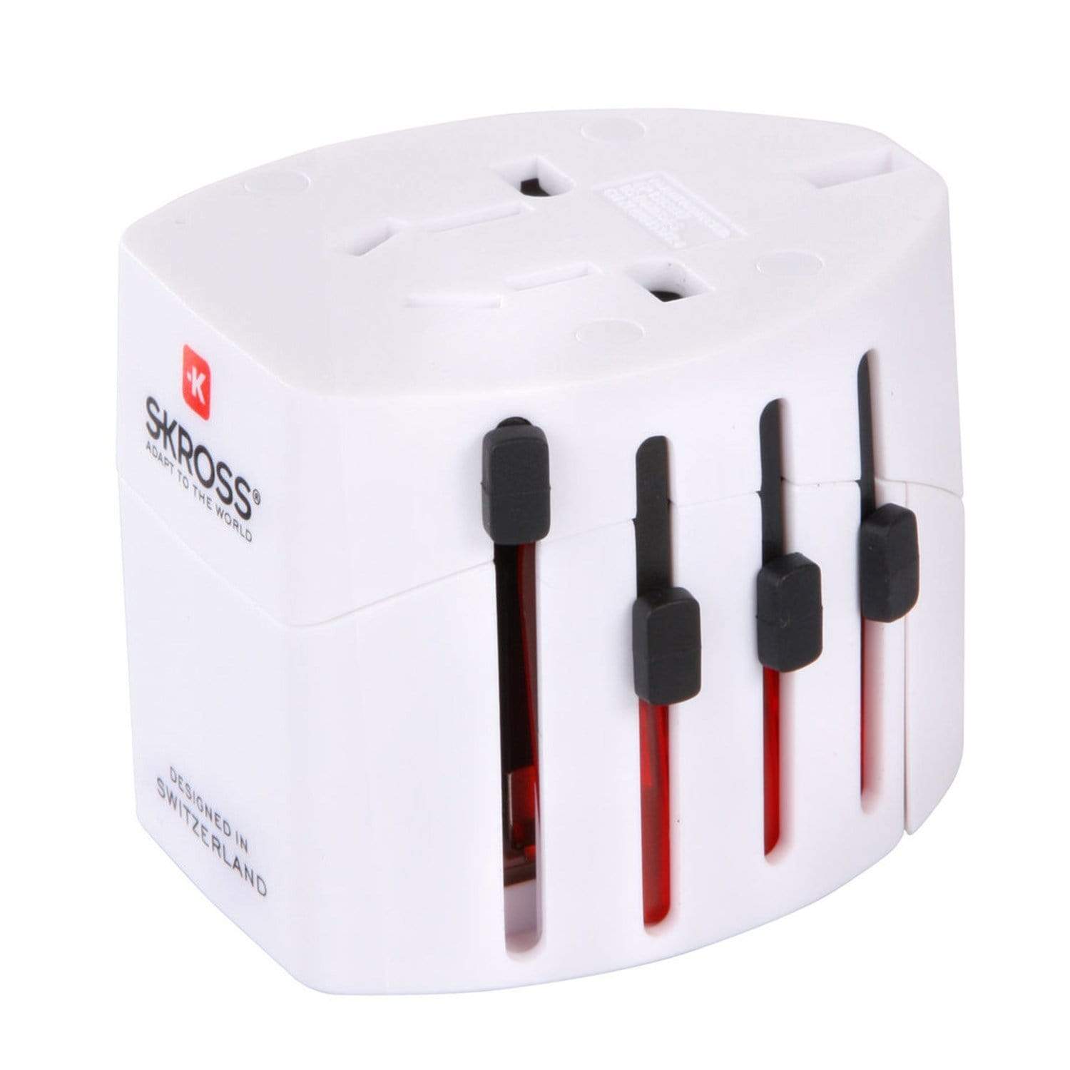سكروس ايفو – محول عالمي متعدد التوصيل بدون USB – أبيض - 1102100 - Jashanmal Home