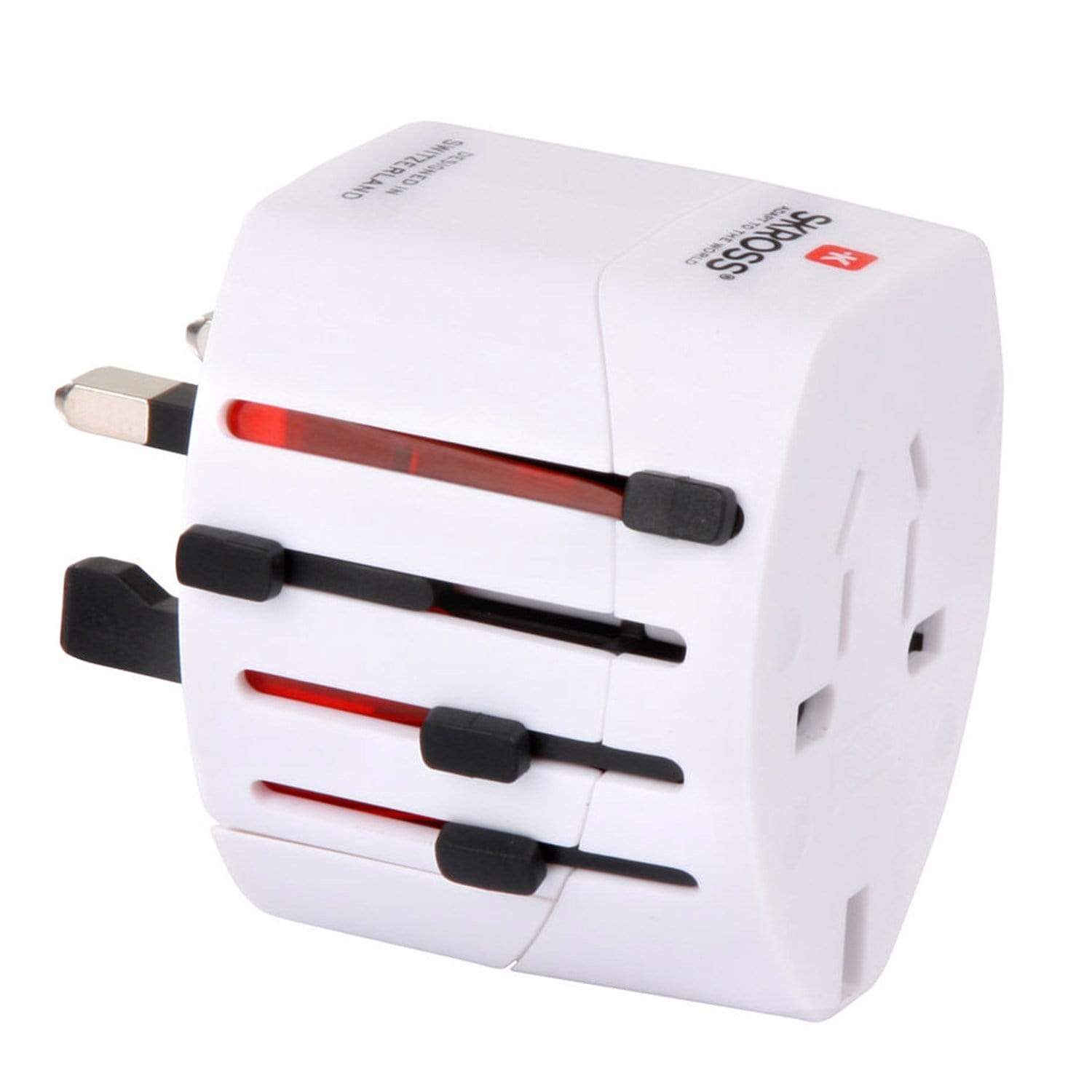 Skross Evo Multi Plug World Adapter without USB - White - 1102100 - Jashanmal Home