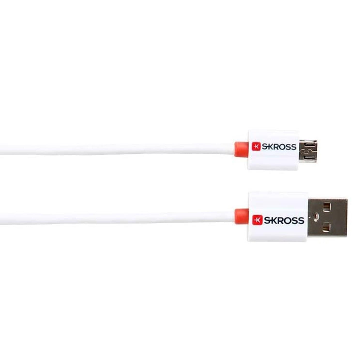 Skross Essentials Charge N Sync Micro USB Cable - White - 2700202E - Jashanmal Home