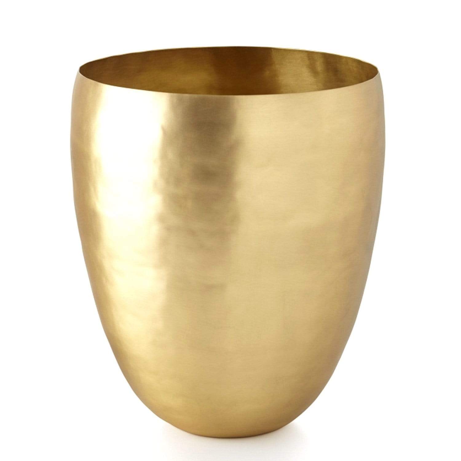 Kassatex Nile Brass Waste Basket - Gold - ANL-WB - Jashanmal Home