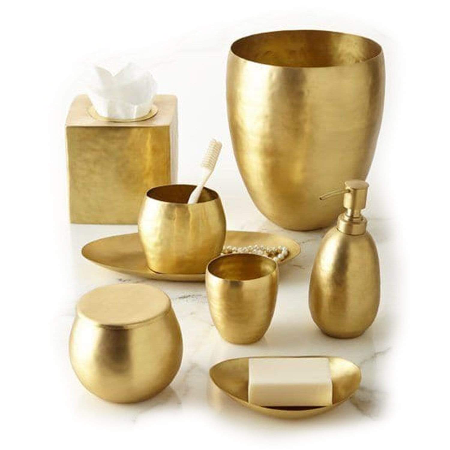 Kassatex Nile Brass Tumbler - Gold - ANL-T - Jashanmal Home