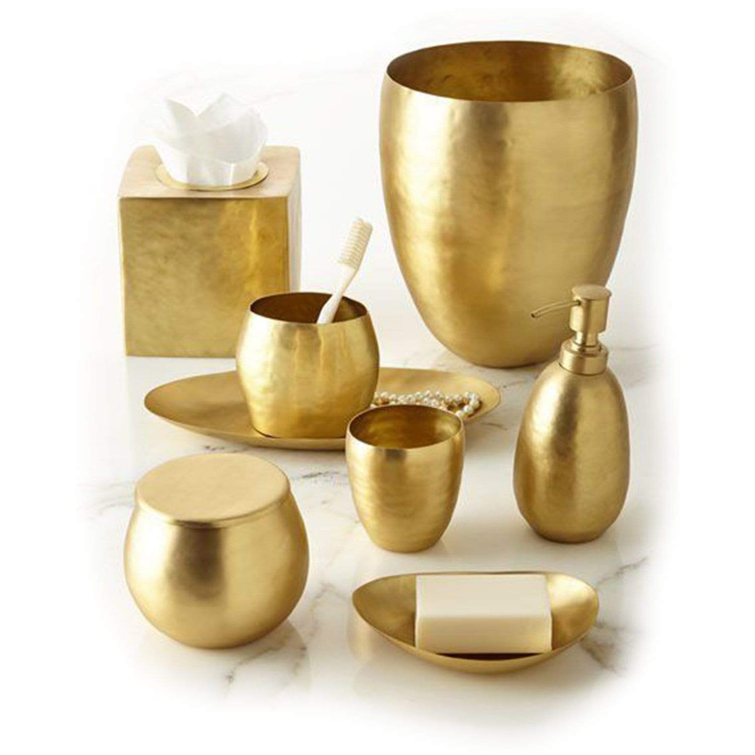Kassatex Nile Brass Tray - Gold - ANL-TR - Jashanmal Home