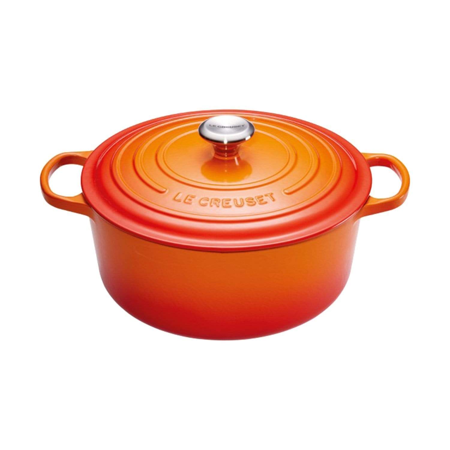 Le Creuset Round French Oven Casserole - Flame, 28 cm - 21177280902430 - Jashanmal Home
