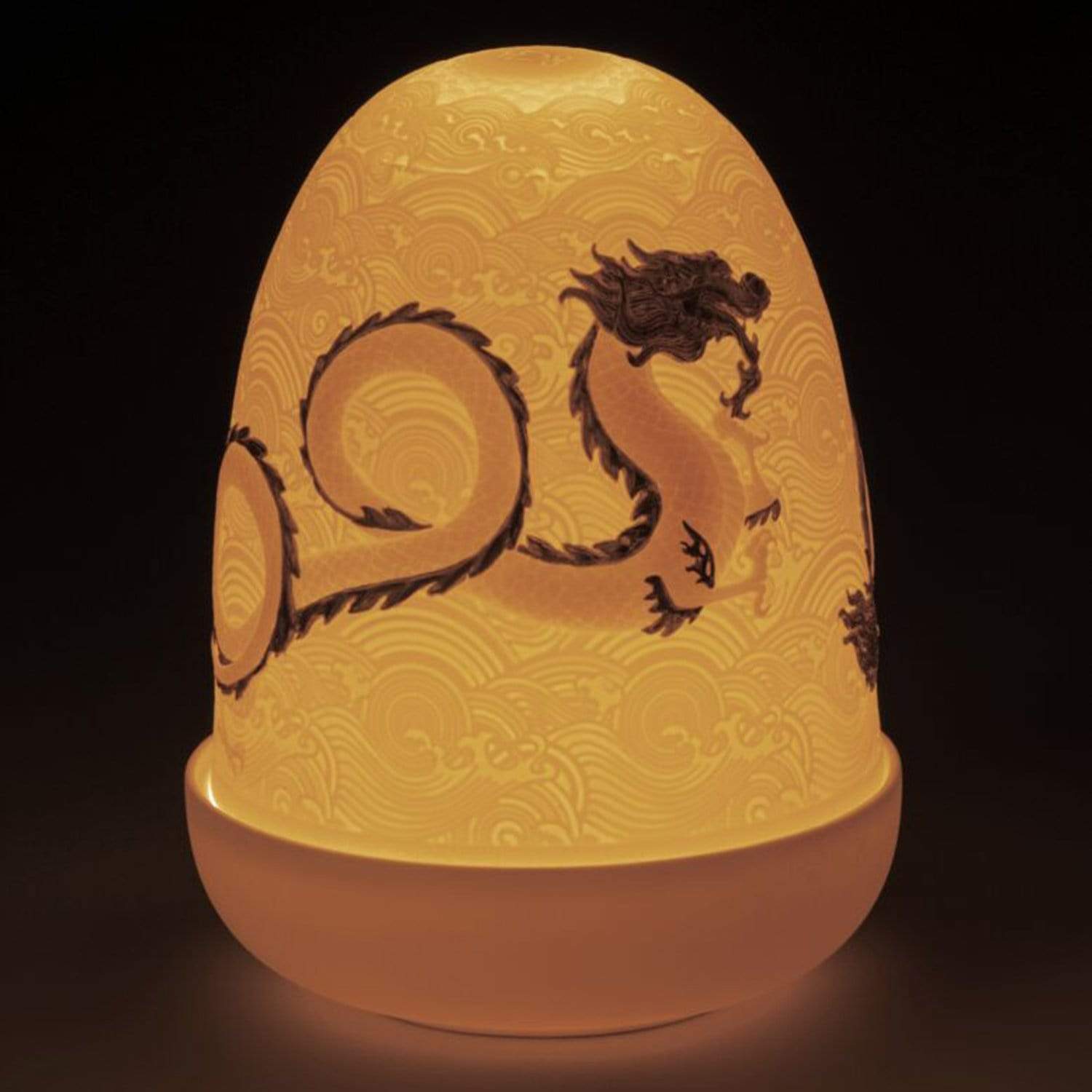 Lladro Dragons Dome Table Lamp - 1023970 - Jashanmal Home