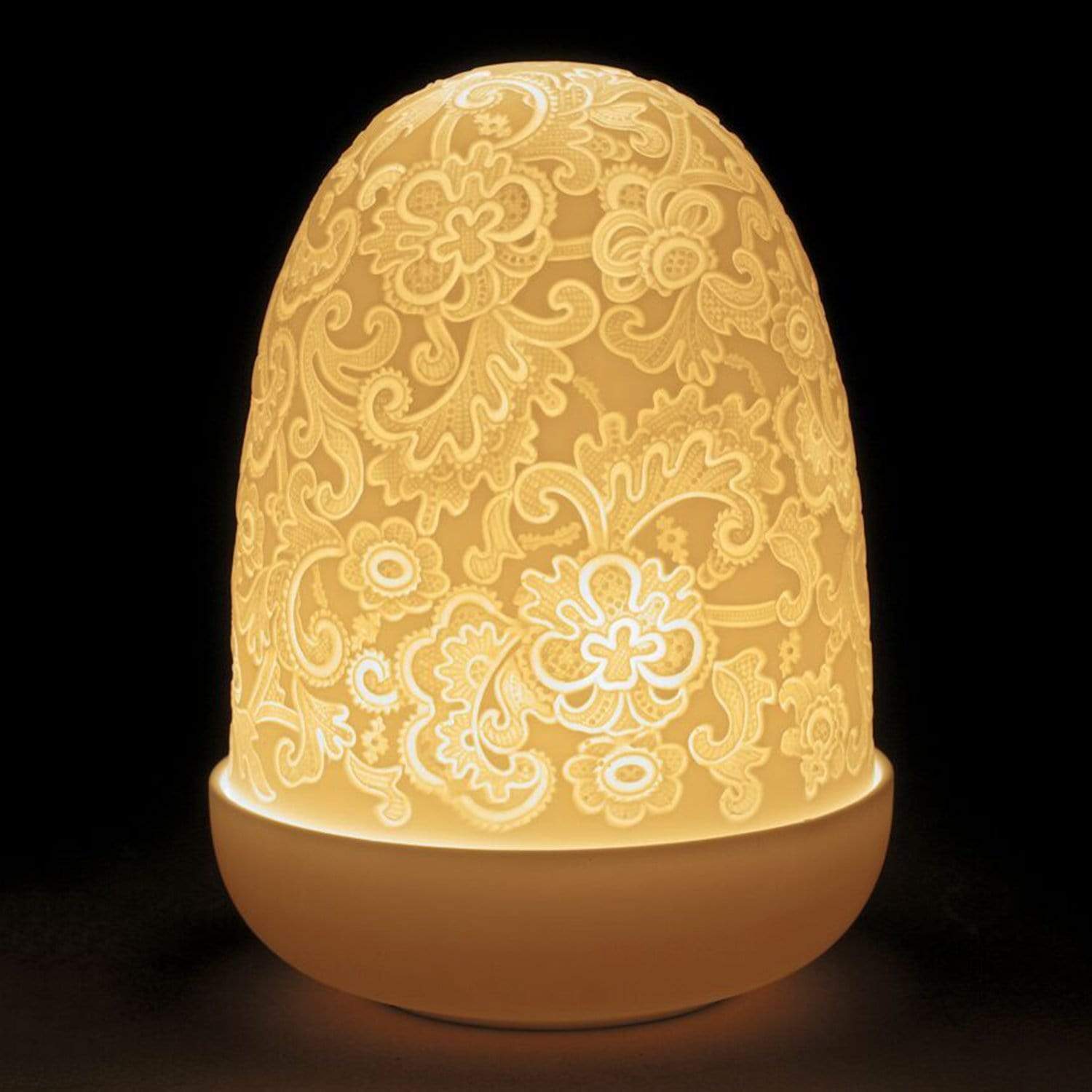 Lladro Lace Dome Table Lamp - 1023890 - Jashanmal Home