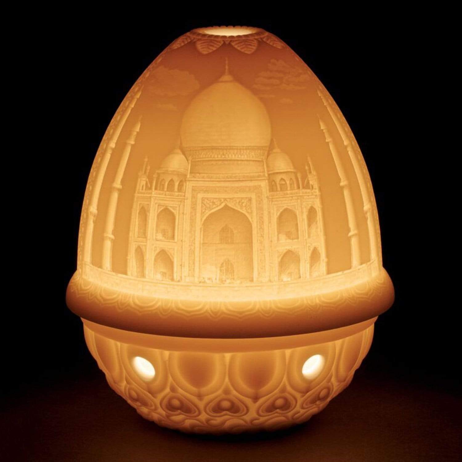 Lladro Taj Mahal Lithophane Votive Light - 1017360 - Jashanmal Home