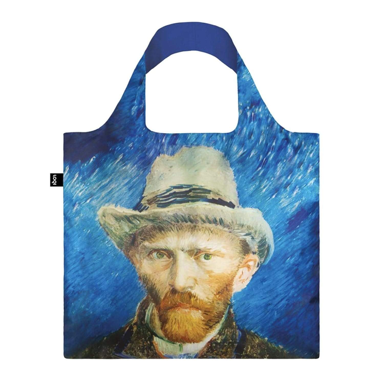 Loqi Museum Vincent Van Gogh Self Port Grey Felt Hat Tote Bag - VG.SP - Jashanmal Home