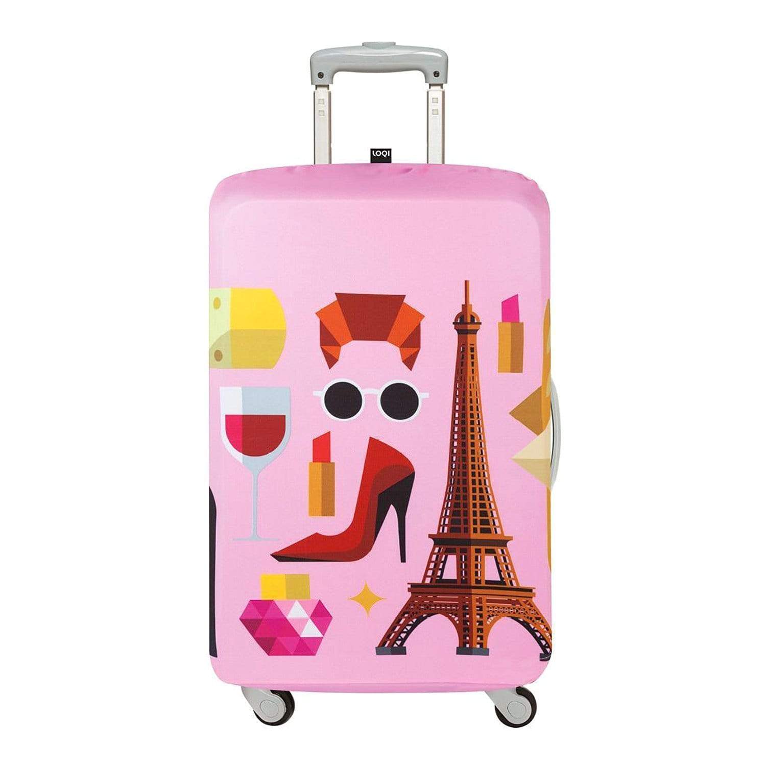Loqi M Artist Hey Studio Paris Luggage Cover - LM.HEY.PA - Jashanmal Home