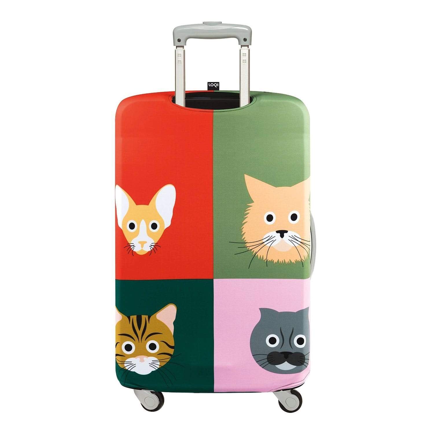 Loqi Artist Stephen Cheetham Cats Luggage Cover - LM.SC.CA - Jashanmal Home