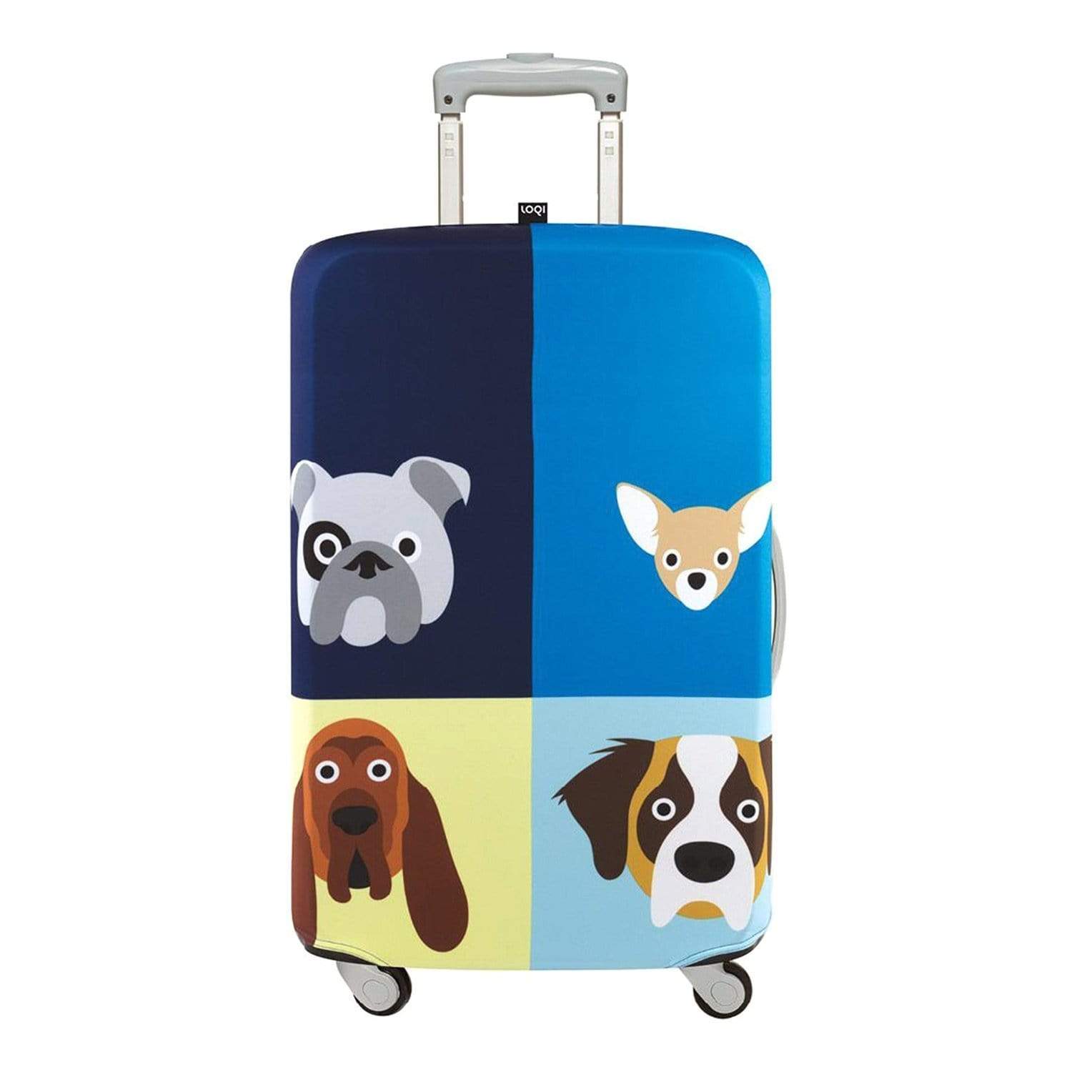 Loqi Artist Stephen Cheetham Dogs Luggage Cover - LM.SC.DO - Jashanmal Home