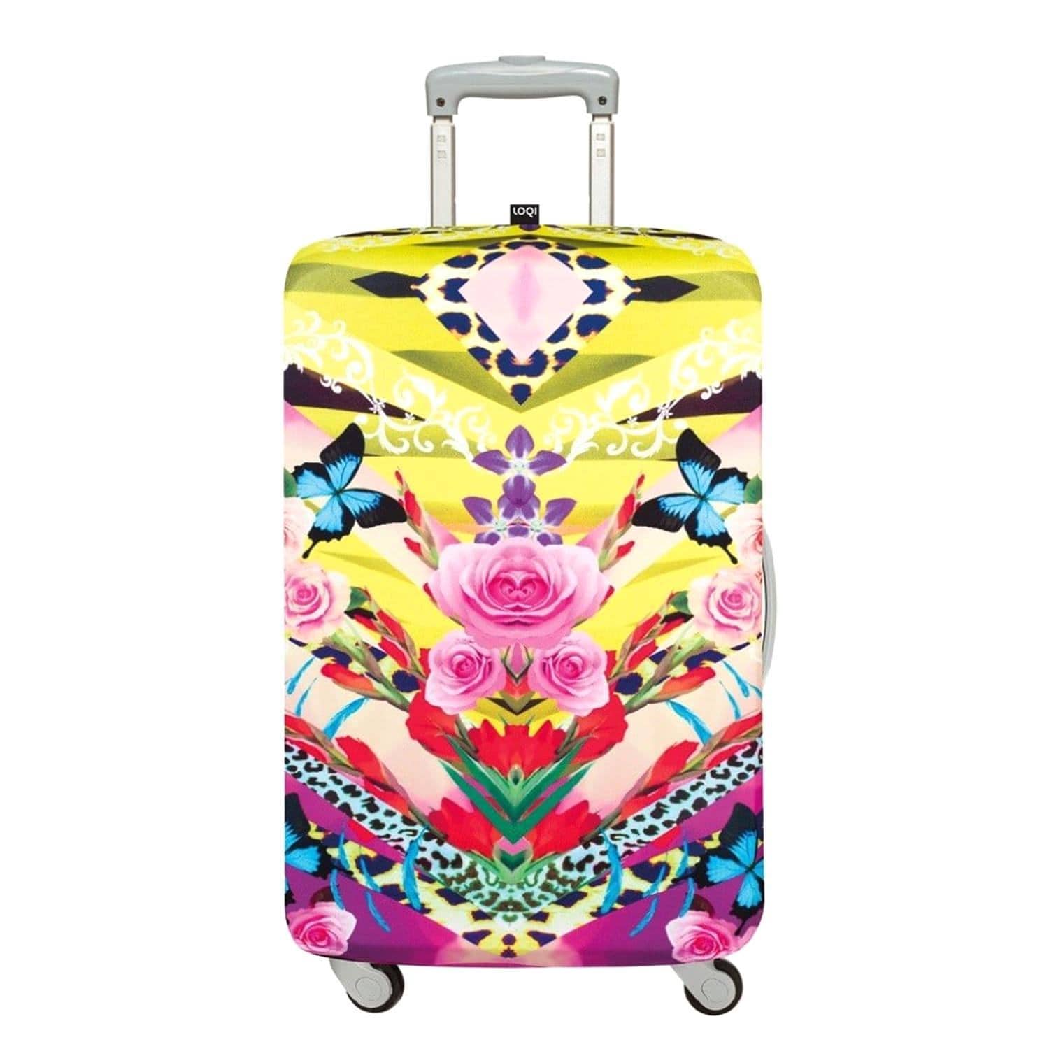 Loqi Artist Shinpei Naito Flower Dream Luggage Cover - Multicolour, Small - LS.SN.FD - Jashanmal Home