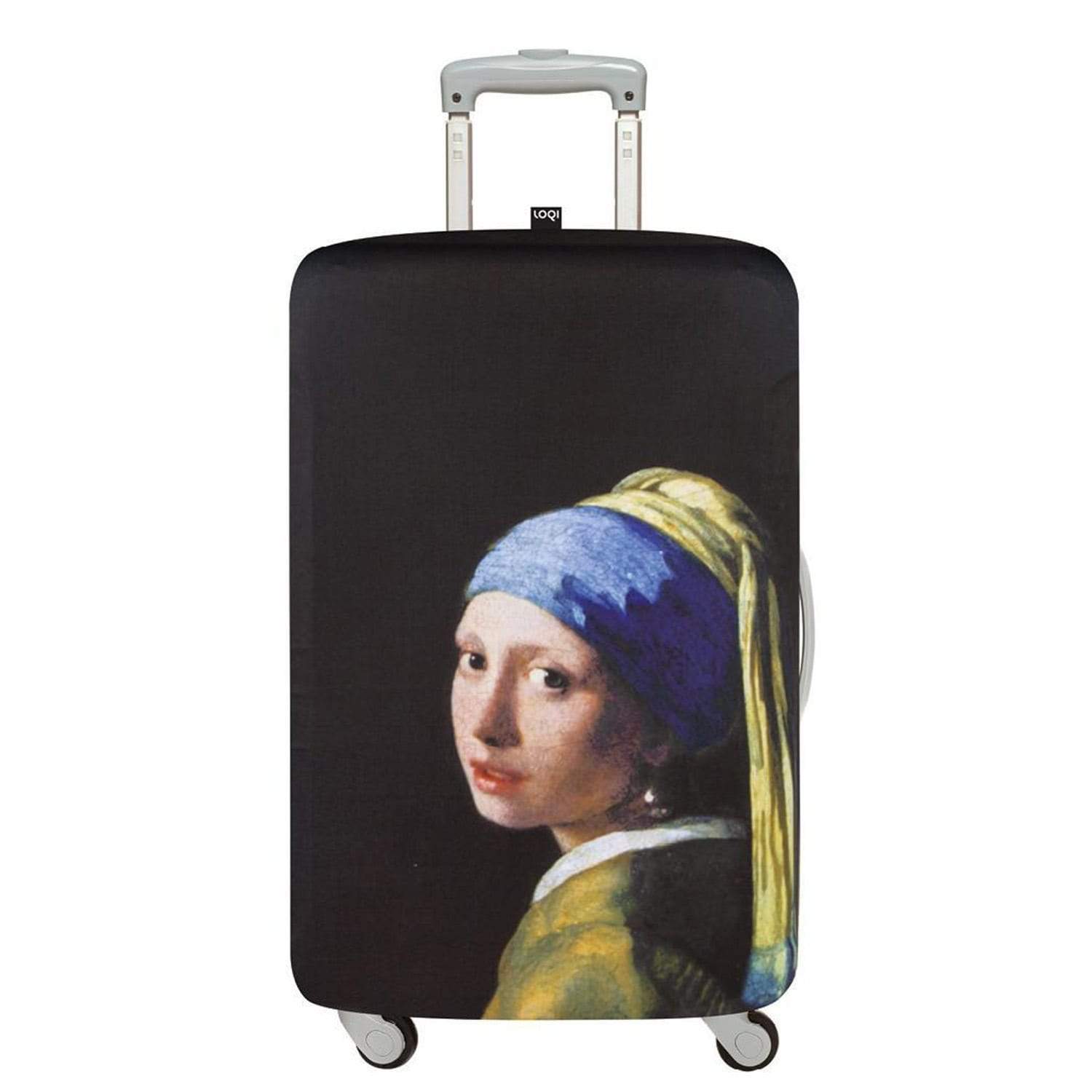 Loqi Museum Johannes Vermeer Girl with a Pearl Earring Luggage Cover - Small - LS.JV.GI - Jashanmal Home