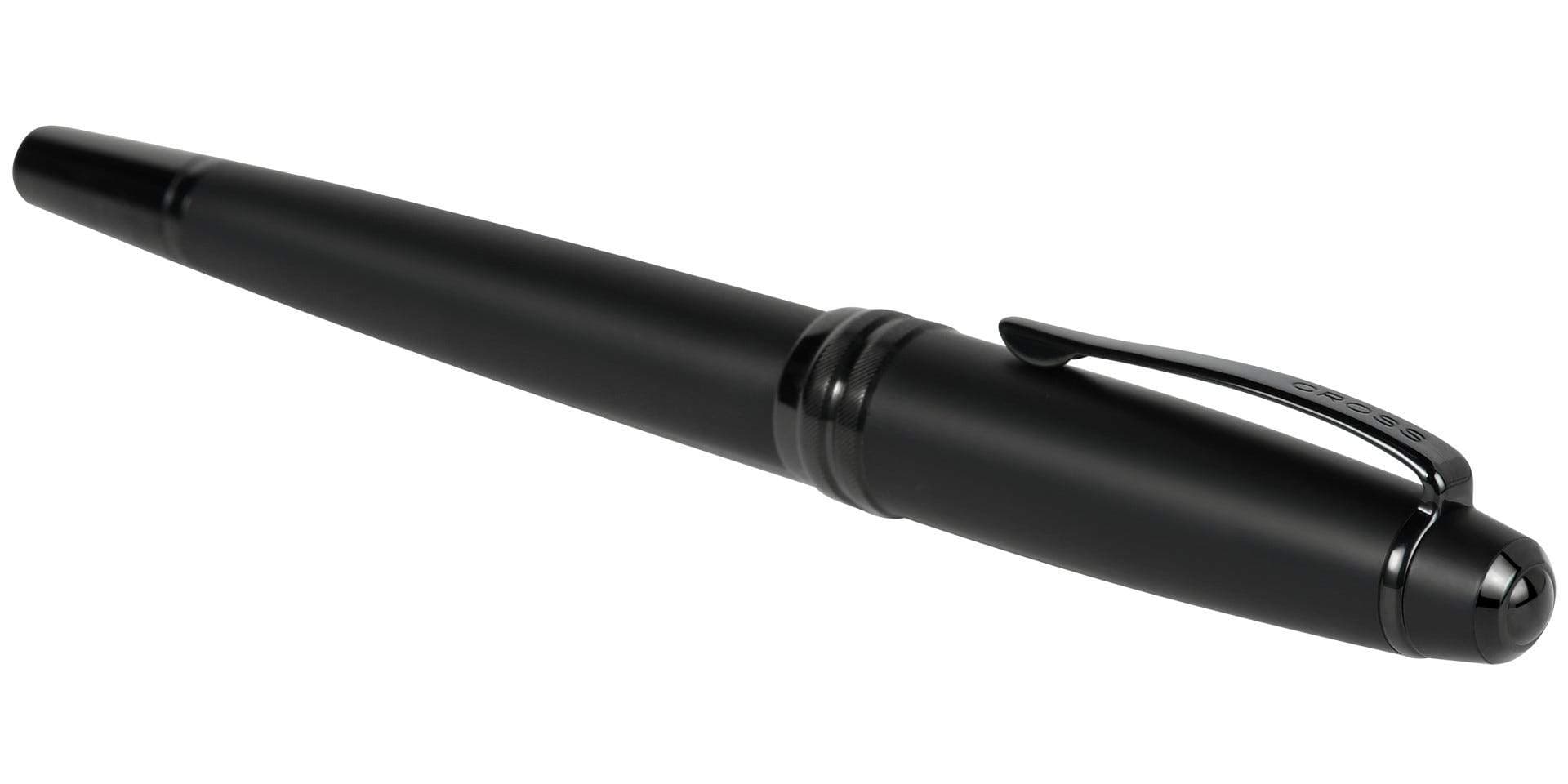 Cross Bailey Matte Black Lacquer Rollerball Pen - AT0455-19