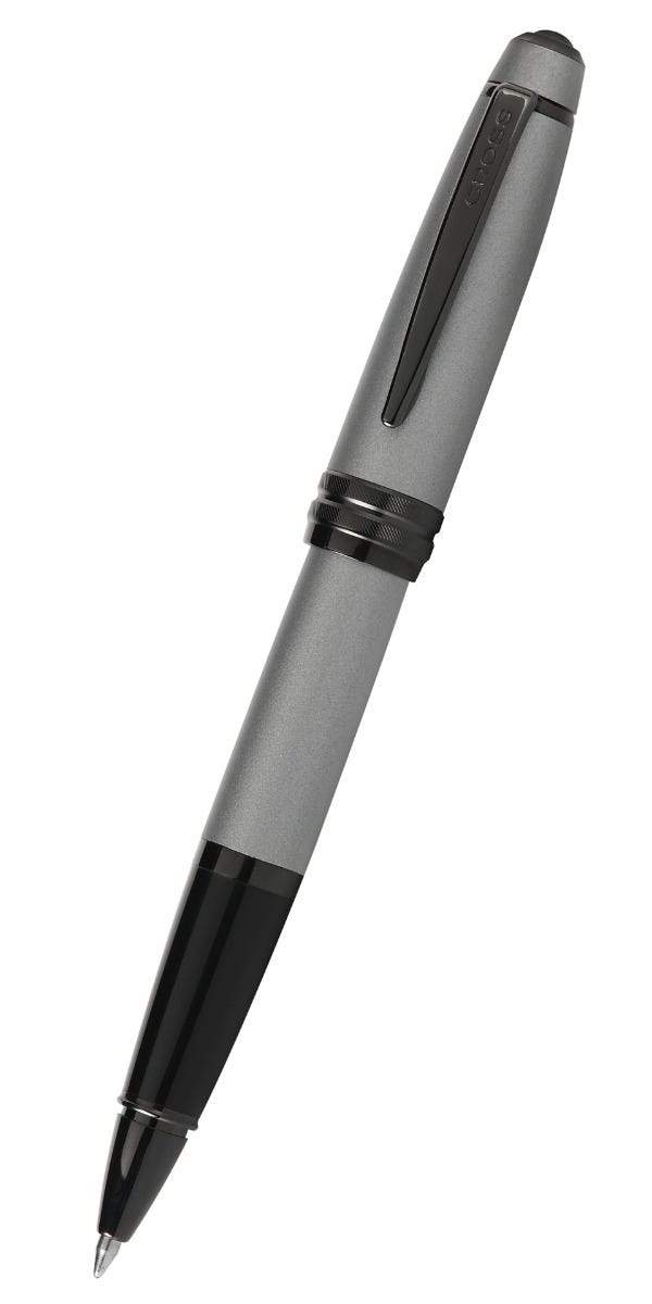 Cross Bailey Matte Gray Lacquer Rollerball Pen - AT0455-20