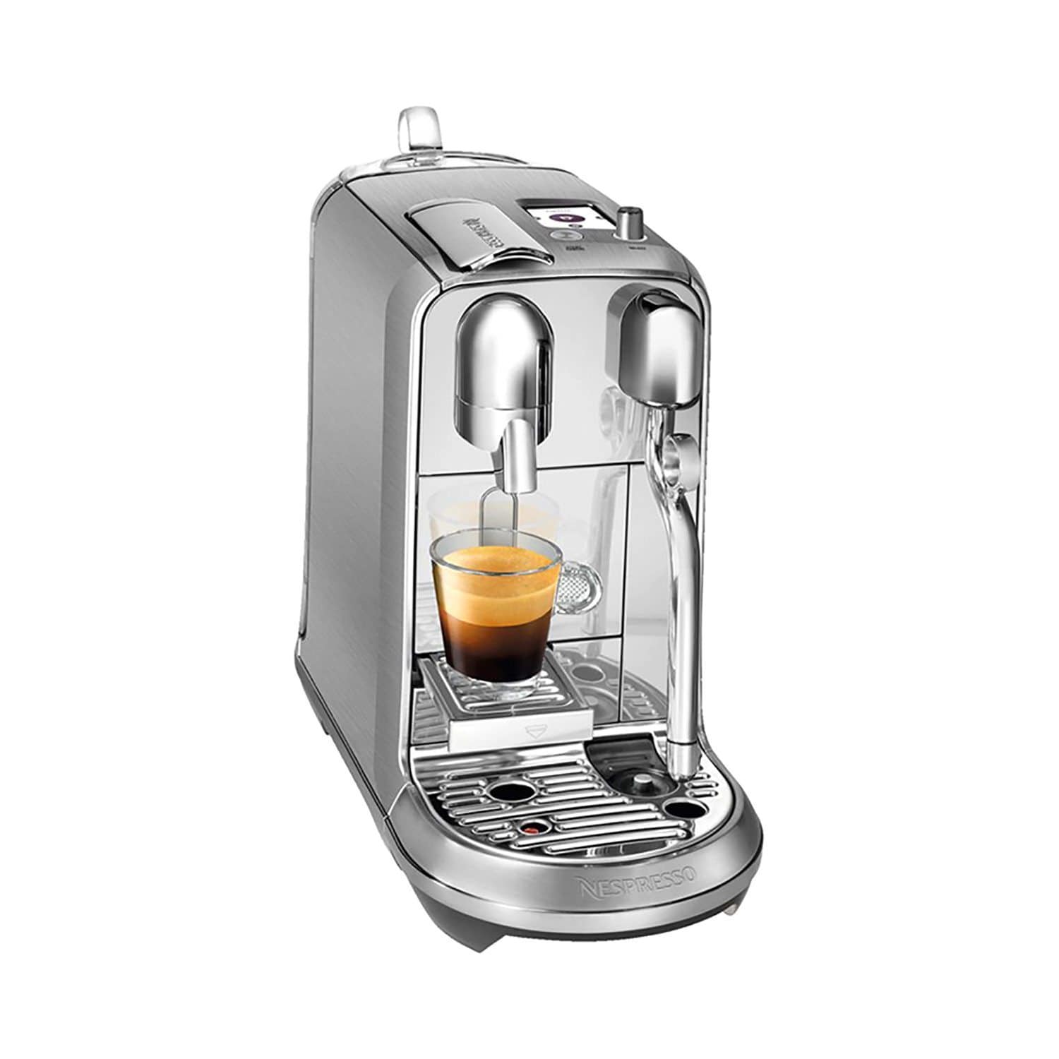 Nespresso ماكينة صنع القهوة كرياتيستا بلس - فضي - J520-ME-ME-NE - جاشنمال هوم