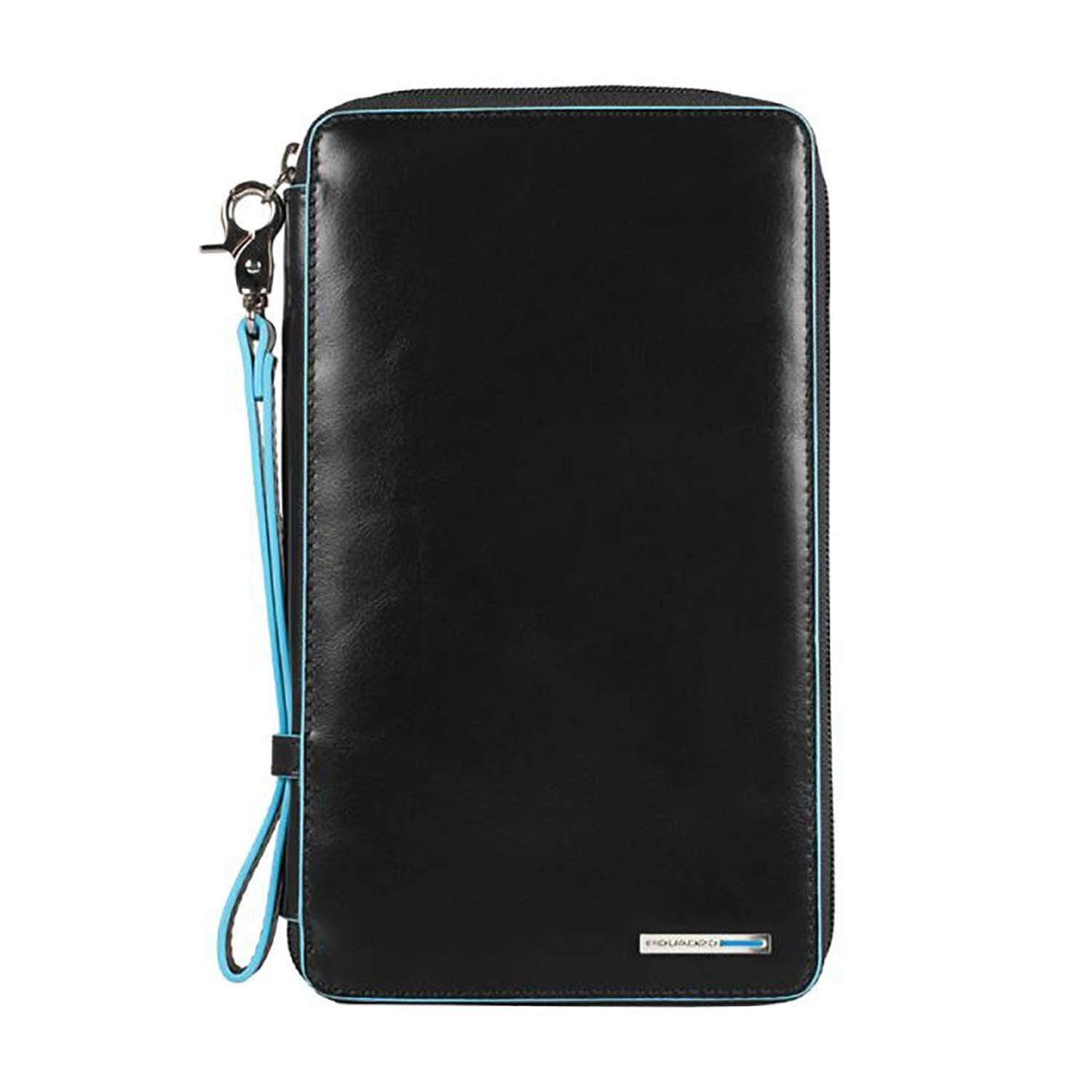 Piquadro Blue Square Travel Document Holder - Black - PP3246B2/N - Jashanmal Home