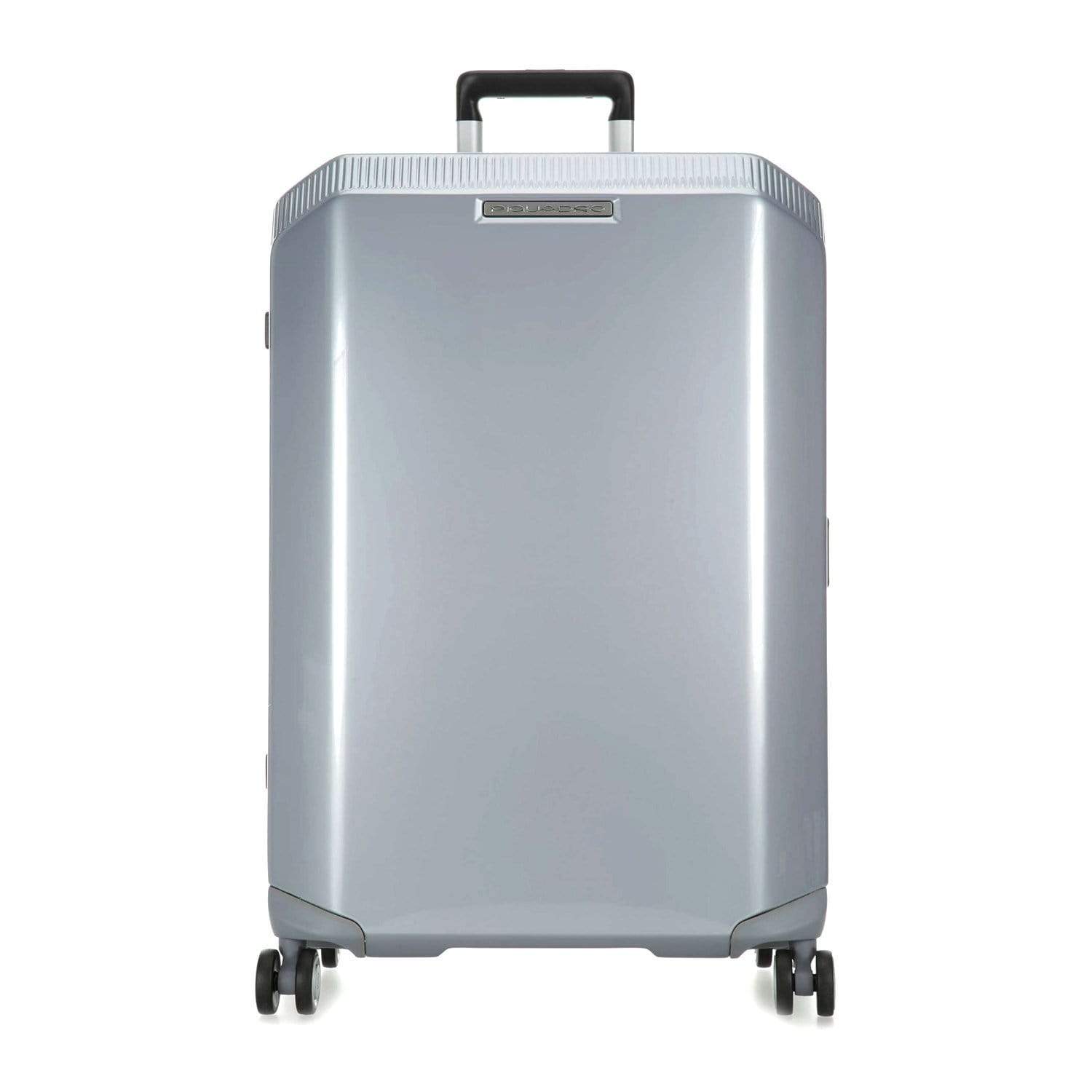 Piquadro Cubica Spinner 4 Wheeler Trolley Bag - Grey, 75 cm - BV4428CB/GR - Jashanmal Home