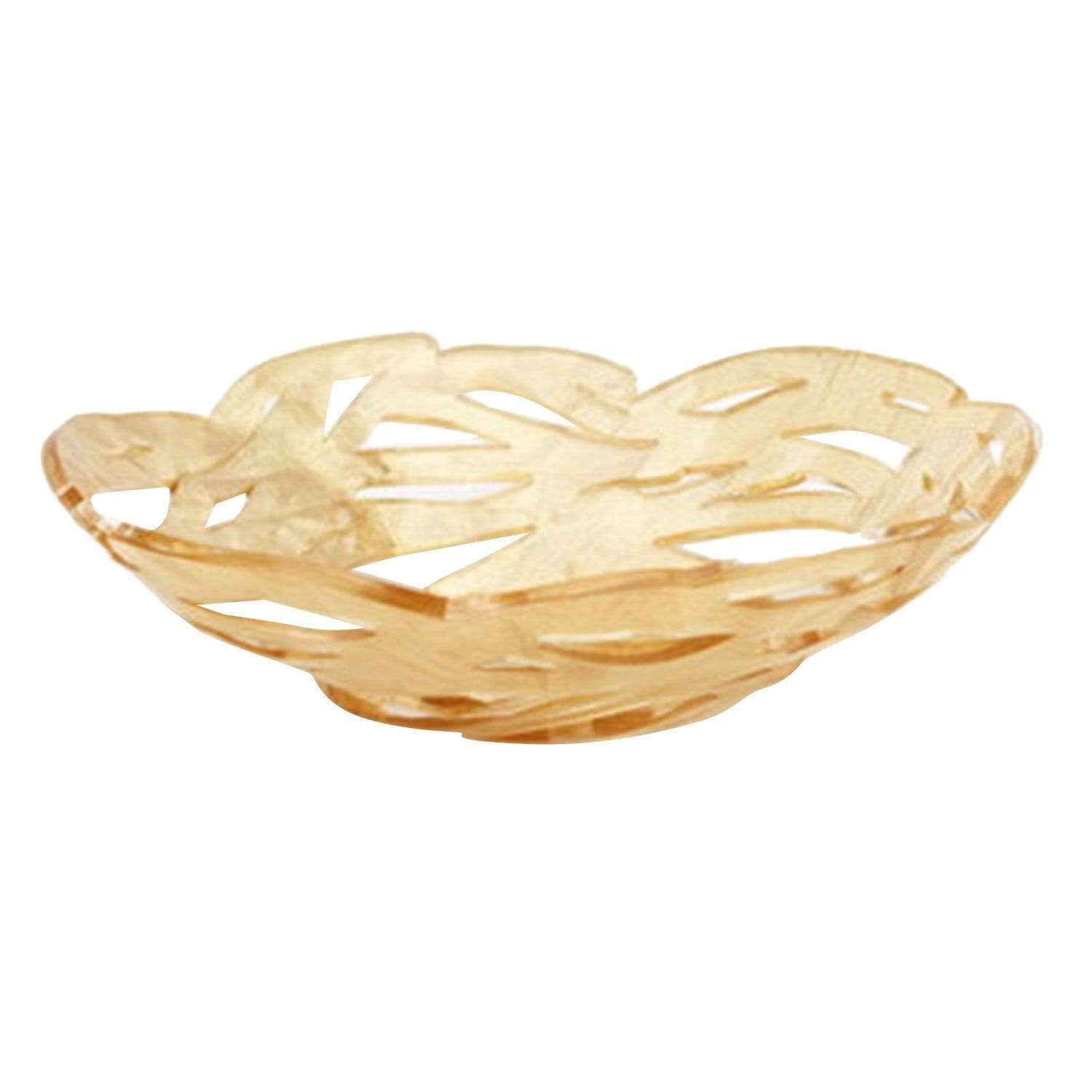 Platex Old Gold Acrylic Bowl with 1kg chocolate - 44 cm - 430440181 - Jashanmal Home