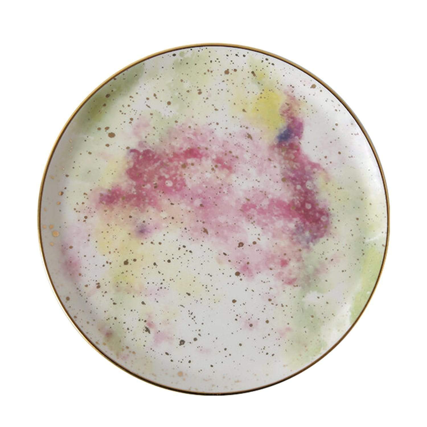 Porland Porselen Cosmos Design 2 20 cm Plate - Multicolour - 04ALM003394 - Jashanmal Home