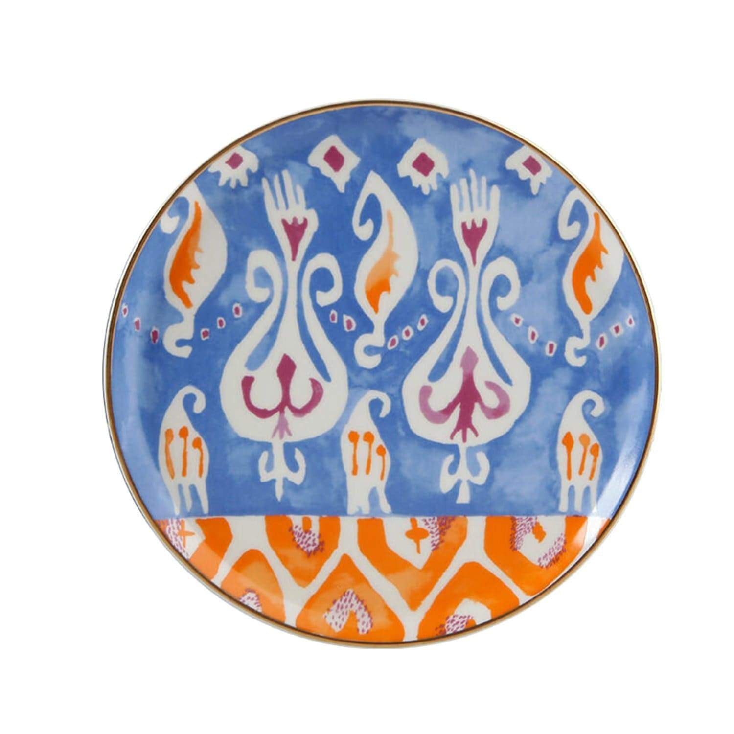 Porland Porselen Posh Design 4 20 cm Plate - Multicolour - 04ALM003326 - Jashanmal Home