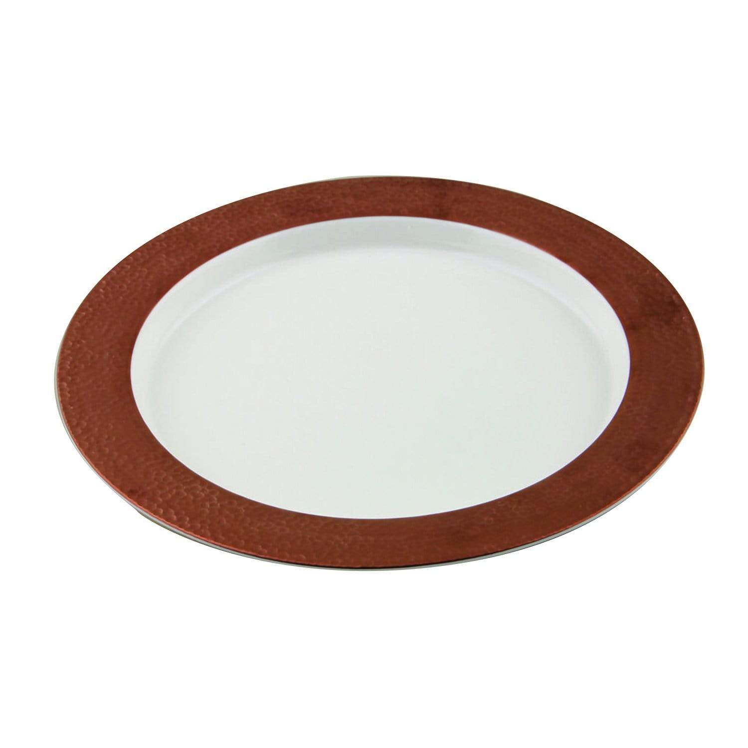 Porland Porselen Legacy Copper Flat Dinner Plate - 27 cm - 04ALM004377 - Jashanmal Home