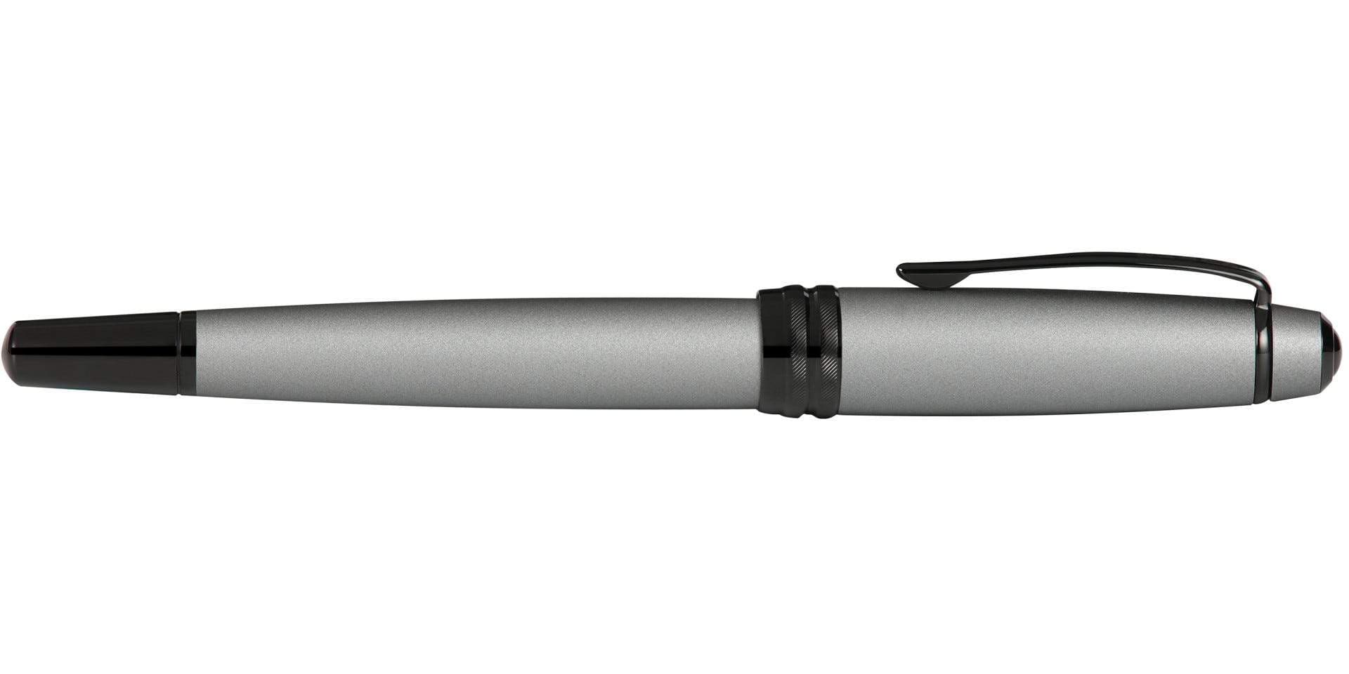 Cross Bailey Matte Gray Lacquer Rollerball Pen - AT0455-20