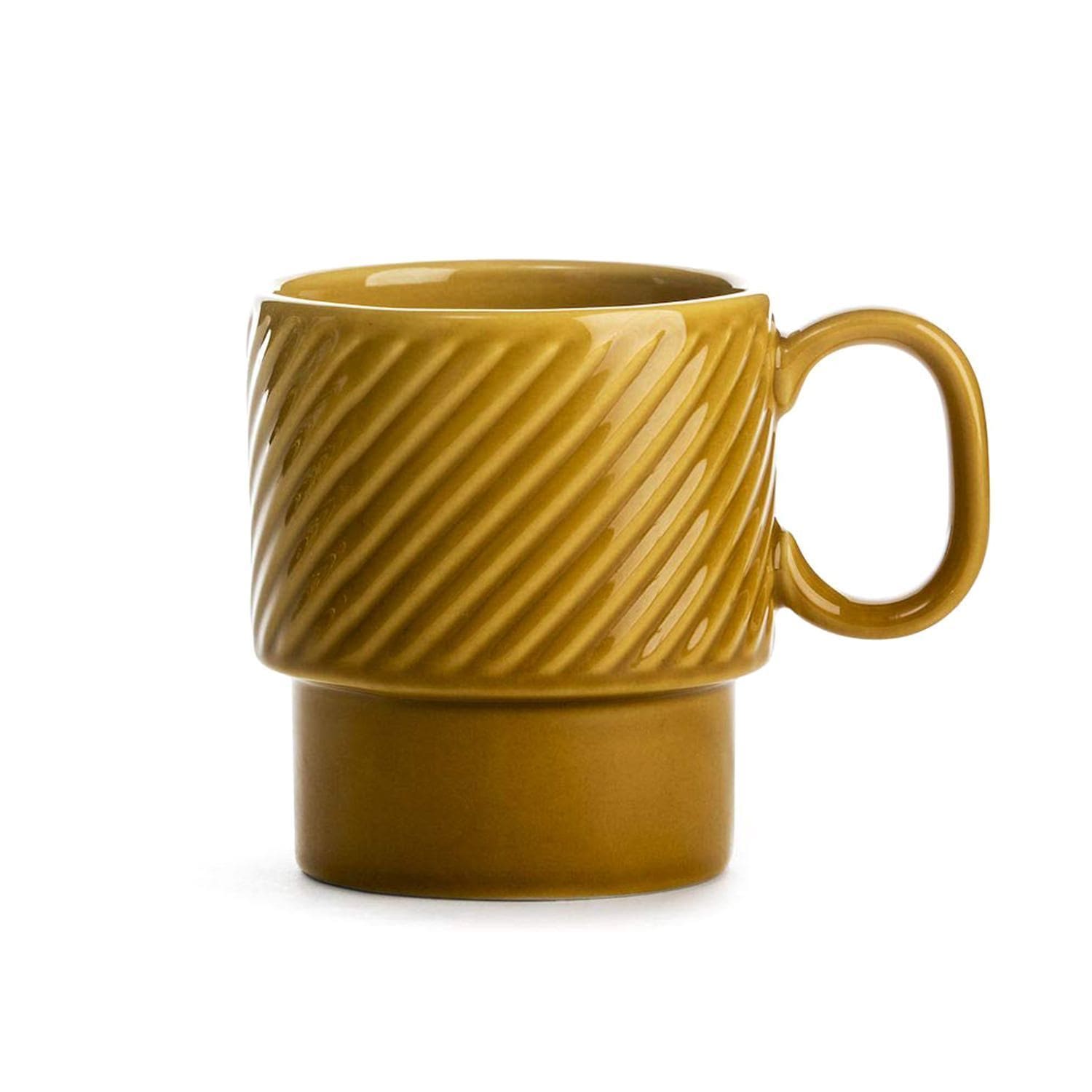 Sagaform Coffee & More Coffee Mug Set of 2 - Yellow, 250 ml - SA5017876 - Jashanmal Home