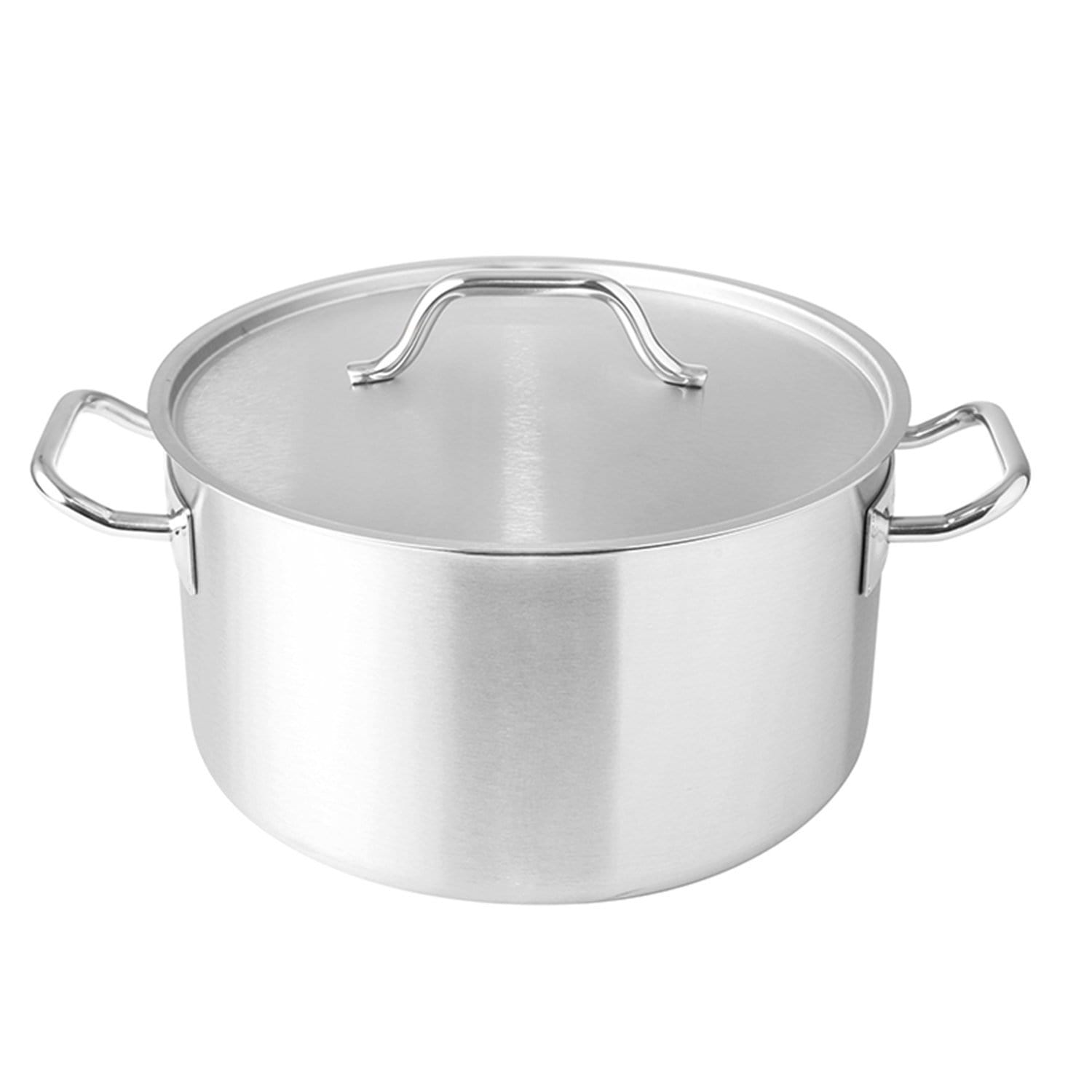 Silampos Deep Casserole with Lid - Silver, 28 cm - 638121BB2928 - Jashanmal Home