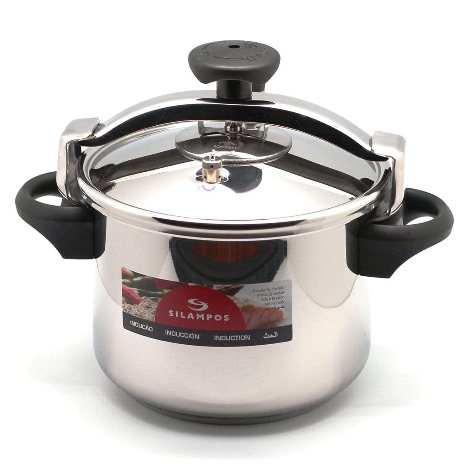 Silampos Pressure Cooker with Basket - Silver, 6L - 641122018660B - Jashanmal Home