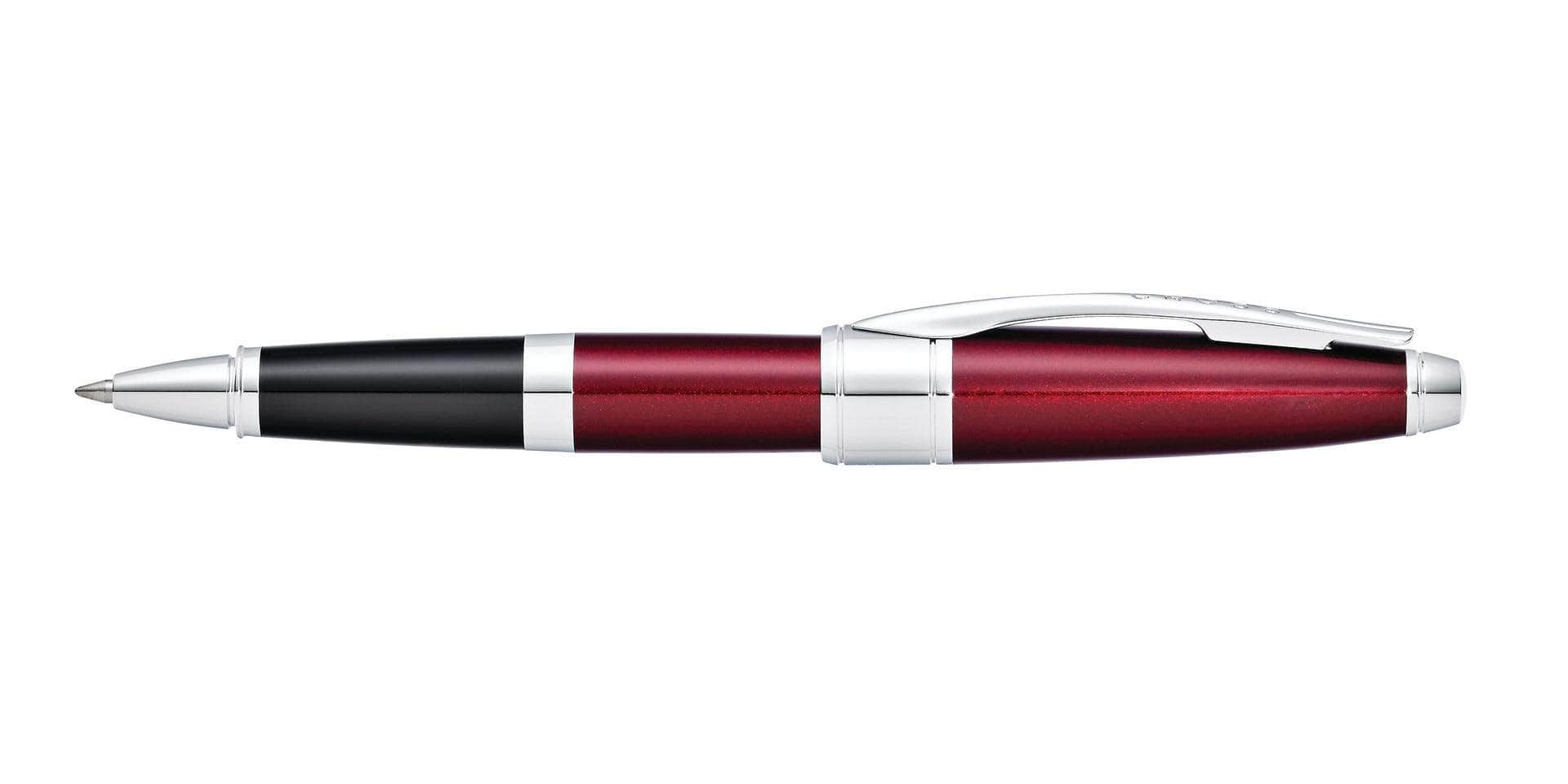Cross Apogee Translucent Red Translucent Lacquer Rollerball Pen - AT0125-21