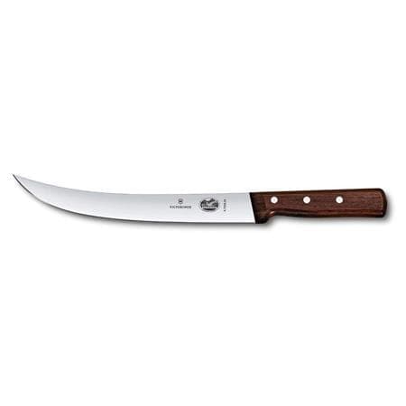 Victorinox 8 Inch Curved Breaking Knife With Rosewood Handle - 5.7200.20