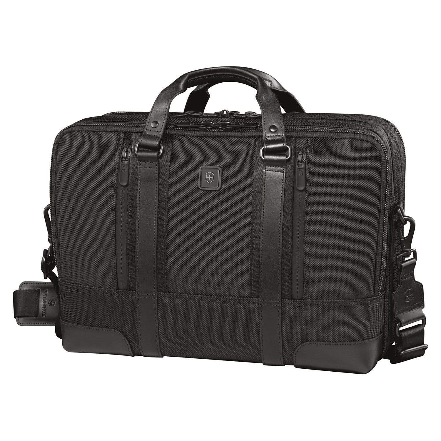 Victorinox Lexicon Professional Lexington 15 Dual Compartment 11.4 inch Business Briefcase Black - 601114