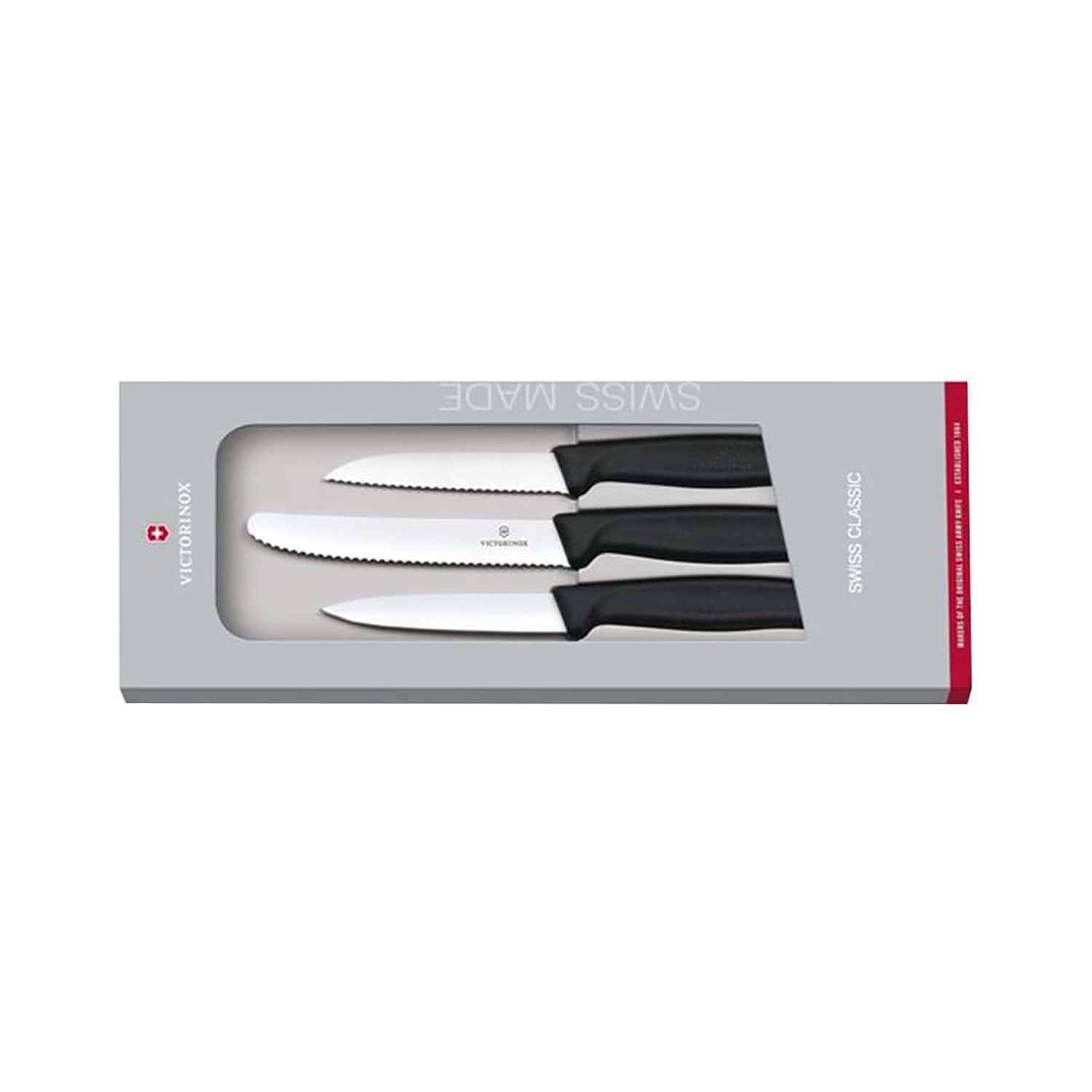 Victorinox السويسرية الكلاسيكية 3 قطعة Paring سكين مجموعة - أسود - 6.7113.3G - Jashanmal الرئيسية