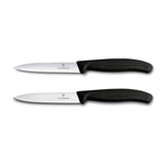 Victorinox 2 Piece Swiss classic Paring Knife Set - Black - 6.7793.B - Jashanmal Home