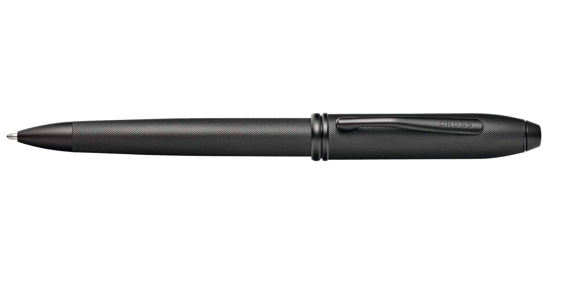 Cross Townsend Black Micro Knurl with matt PVD appnts Ballpoint Pen -  AT0042-62