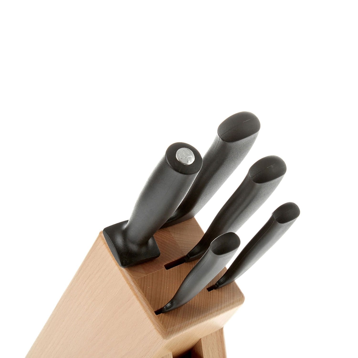 Wusthof Classic Ikon Knife Block with Set of 5 Knives - Multicolour - 9829 - Jashanmal Home